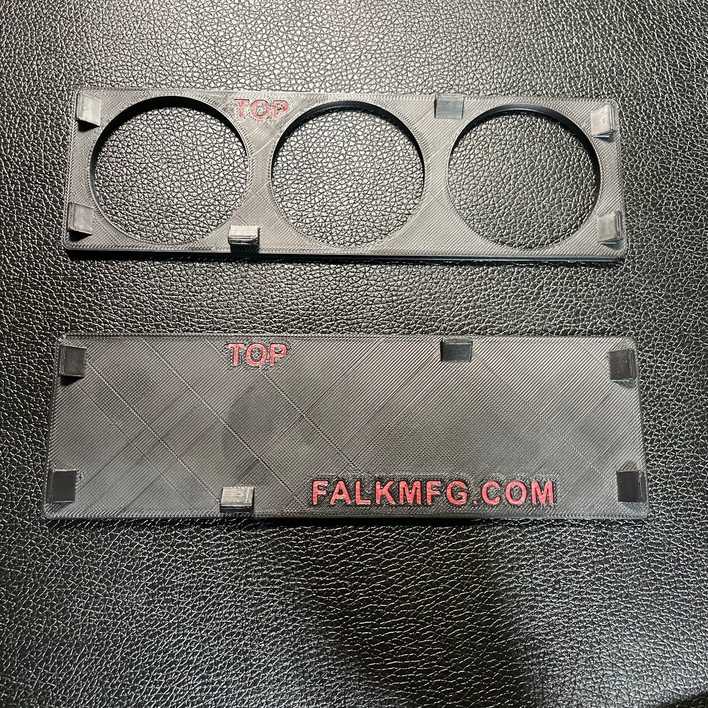 E30 52mm Gauge Mount Radio Delete Panel Plate Rear