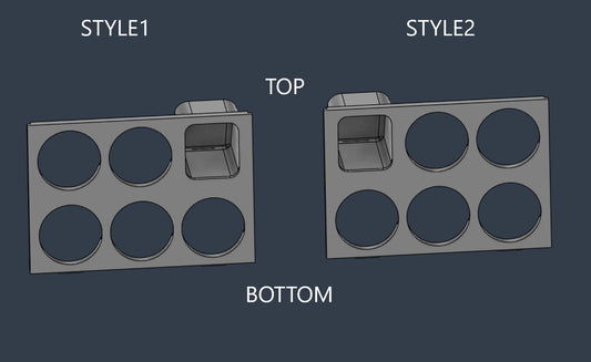 E36 gauge panel for OBC & Pocket (Multiple Options)
