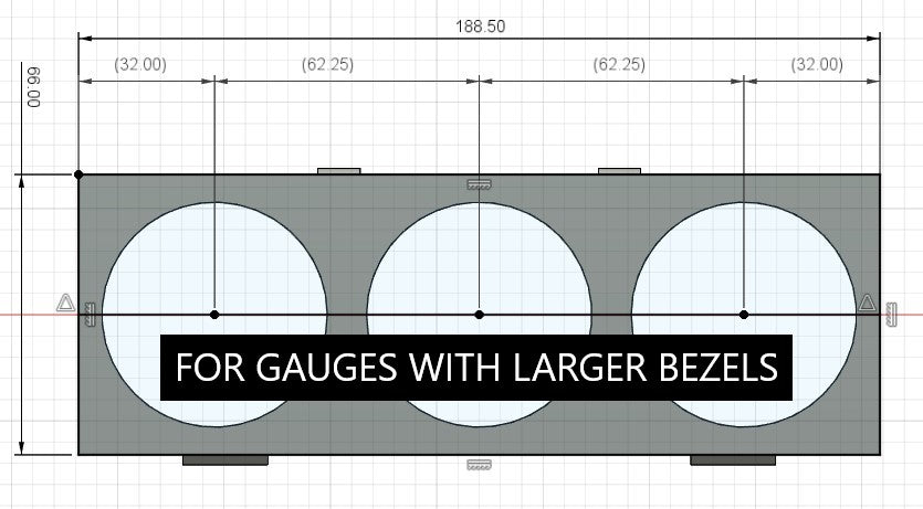 E36 52mm Gauge Pod Panel