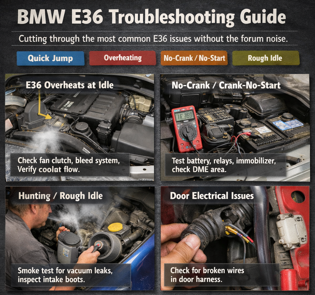 BMW E36 Troubleshooting Guide Common Problems & Proven Fixes | Falk MFG