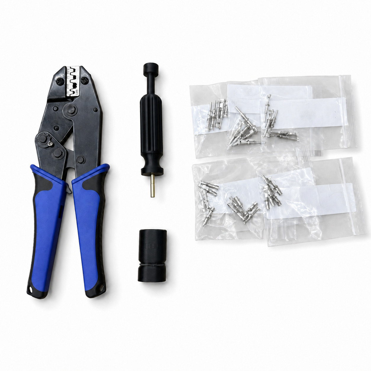 BMW Harness Repair Pro Kit - De-pin Tool, Crimper & 30-Pin Assortment