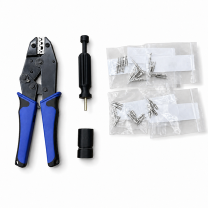 BMW Harness Repair Pro Kit - De-pin Tool, Crimper & 30-Pin Assortment