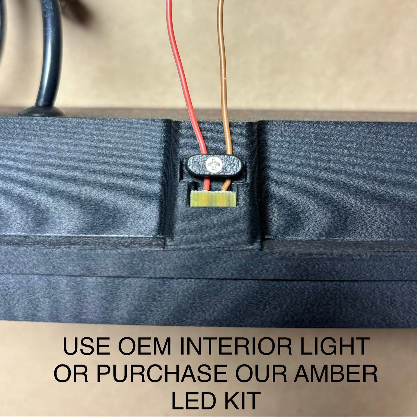 E90 wireless charger amber interior LED