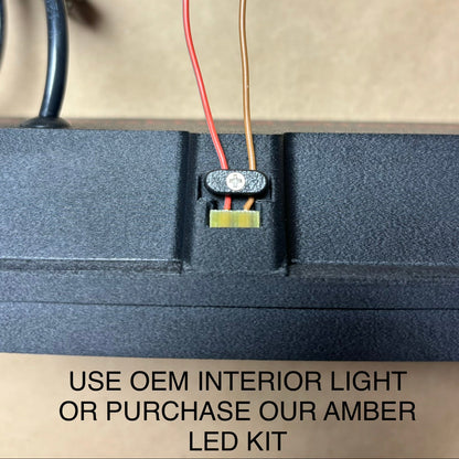 E90 wireless charger amber interior LED