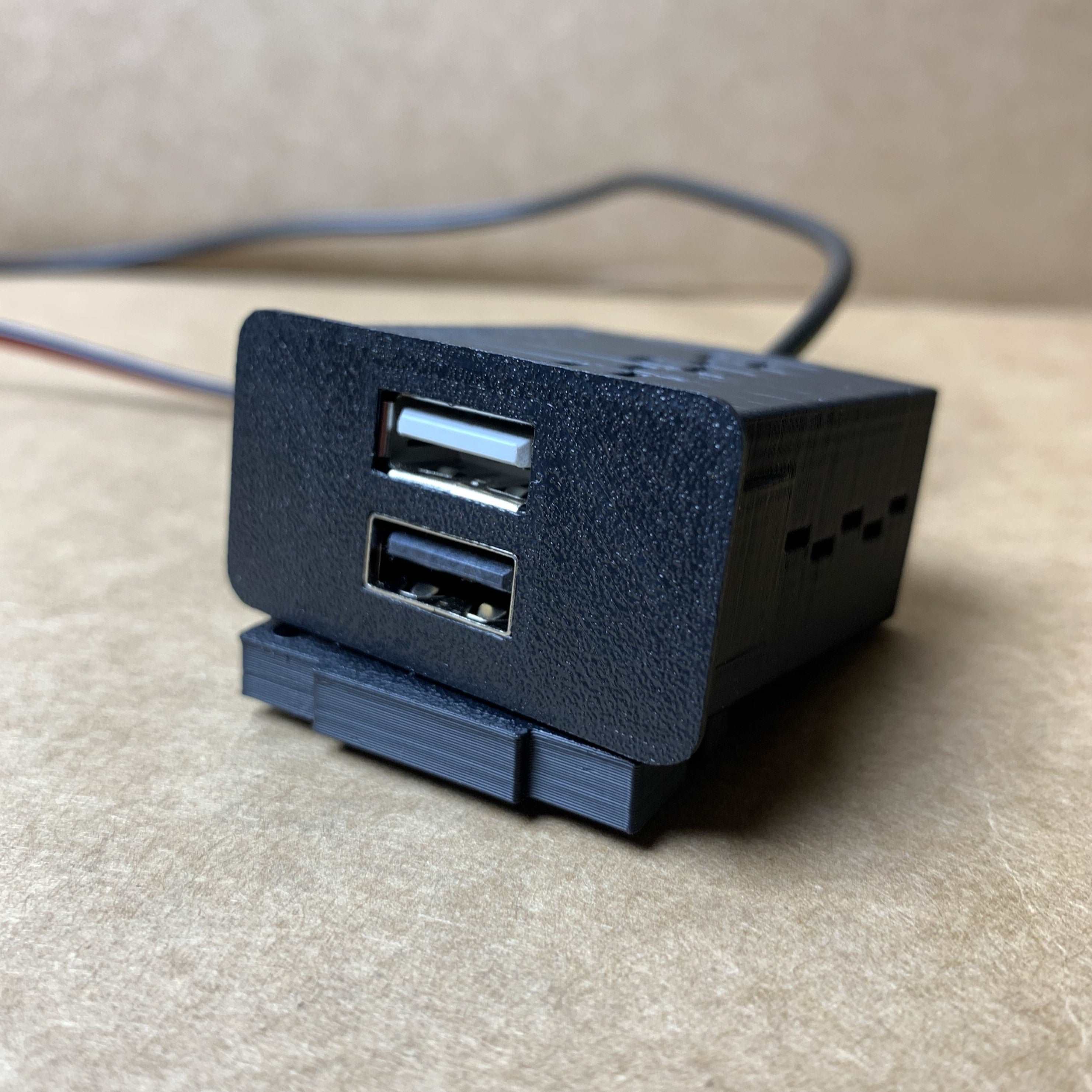 Race German Dual USB Fast Charger For BMW E30 E28 E24 - OEM+ Plug & Play