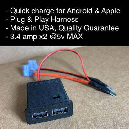 E36 Quick Charge USB Port